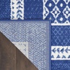 image:imageNourison Home Whimsicle Ivory Blue 3 x 5 Area Rug  Easy Clean Non Shedding Bed Room Living Room Dining Room Kitchen 3 x 5Navy