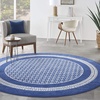 image:imageNourison Home Whimsicle Ivory Blue 3 x 5 Area Rug  Easy Clean Non Shedding Bed Room Living Room Dining Room Kitchen 3 x 5Navy