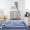 image:imageNourison Home Whimsicle Ivory Blue 3 x 5 Area Rug  Easy Clean Non Shedding Bed Room Living Room Dining Room Kitchen 3 x 5Navy