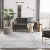 image:imageNourison Home Whimsicle Ivory Navy 3 x 5 Area Rug  Easy Clean Non Shedding Bed Room Living Room Dining Room Kitchen 3 x 5GreyBlue