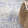 image:imageNourison Home Whimsicle Ivory Navy 3 x 5 Area Rug  Easy Clean Non Shedding Bed Room Living Room Dining Room Kitchen 3 x 5GreyBlue