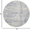 image:imageNourison Home Whimsicle Ivory Navy 3 x 5 Area Rug  Easy Clean Non Shedding Bed Room Living Room Dining Room Kitchen 3 x 5GreyBlue