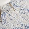 image:imageNourison Home Whimsicle Ivory Navy 3 x 5 Area Rug  Easy Clean Non Shedding Bed Room Living Room Dining Room Kitchen 3 x 5GreyBlue