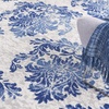 image:imageNourison Home Whimsicle Ivory Navy 3 x 5 Area Rug  Easy Clean Non Shedding Bed Room Living Room Dining Room Kitchen 3 x 5IvoryNavy