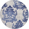 image:imageNourison Home Whimsicle Ivory Navy 3 x 5 Area Rug  Easy Clean Non Shedding Bed Room Living Room Dining Room Kitchen 3 x 5IvoryNavy