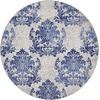 image:imageNourison Home Whimsicle Ivory Navy 3 x 5 Area Rug  Easy Clean Non Shedding Bed Room Living Room Dining Room Kitchen 3 x 5IvoryNavy