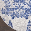 image:imageNourison Home Whimsicle Ivory Navy 3 x 5 Area Rug  Easy Clean Non Shedding Bed Room Living Room Dining Room Kitchen 3 x 5IvoryNavy