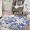 image:imageNourison Home Whimsicle Ivory Navy 3 x 5 Area Rug  Easy Clean Non Shedding Bed Room Living Room Dining Room Kitchen 3 x 5IvoryNavy