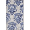 image:imageNourison Home Whimsicle Ivory Navy 3 x 5 Area Rug  Easy Clean Non Shedding Bed Room Living Room Dining Room Kitchen 3 x 5IvoryNavy