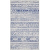 image:imageNourison Home Whimsicle Tribal Navy Ivory 3 x 5 Area Rug Easy Cleaning Non Shedding Bed Room Living Room Dining Room Kitchen 3x5Ivory Blue