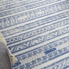 image:imageNourison Home Whimsicle Tribal Navy Ivory 3 x 5 Area Rug Easy Cleaning Non Shedding Bed Room Living Room Dining Room Kitchen 3x5Ivory Blue