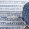 image:imageNourison Home Whimsicle Tribal Navy Ivory 3 x 5 Area Rug Easy Cleaning Non Shedding Bed Room Living Room Dining Room Kitchen 3x5Ivory Blue