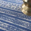 image:imageNourison Home Whimsicle Tribal Navy Ivory 3 x 5 Area Rug Easy Cleaning Non Shedding Bed Room Living Room Dining Room Kitchen 3x5LtblueIvory