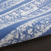 image:imageNourison Home Whimsicle Tribal Navy Ivory 3 x 5 Area Rug Easy Cleaning Non Shedding Bed Room Living Room Dining Room Kitchen 3x5LtblueIvory