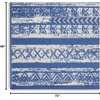image:imageNourison Home Whimsicle Tribal Navy Ivory 3 x 5 Area Rug Easy Cleaning Non Shedding Bed Room Living Room Dining Room Kitchen 3x5LtblueIvory