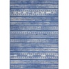 image:imageNourison Home Whimsicle Tribal Navy Ivory 3 x 5 Area Rug Easy Cleaning Non Shedding Bed Room Living Room Dining Room Kitchen 3x5LtblueIvory