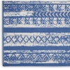 image:imageNourison Home Whimsicle Tribal Navy Ivory 3 x 5 Area Rug Easy Cleaning Non Shedding Bed Room Living Room Dining Room Kitchen 3x5LtblueIvory