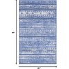 image:imageNourison Home Whimsicle Tribal Navy Ivory 3 x 5 Area Rug Easy Cleaning Non Shedding Bed Room Living Room Dining Room Kitchen 3x5LtblueIvory