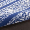 image:imageNourison Home Whimsicle Tribal Navy Ivory 3 x 5 Area Rug Easy Cleaning Non Shedding Bed Room Living Room Dining Room Kitchen 3x5NavyIvory