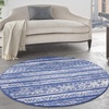 image:imageNourison Home Whimsicle Tribal Navy Ivory 3 x 5 Area Rug Easy Cleaning Non Shedding Bed Room Living Room Dining Room Kitchen 3x5NavyIvory