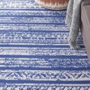 image:imageNourison Home Whimsicle Tribal Navy Ivory 3 x 5 Area Rug Easy Cleaning Non Shedding Bed Room Living Room Dining Room Kitchen 3x5NavyIvory
