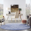 image:imageNourison Home Whimsicle Tribal Navy Ivory 3 x 5 Area Rug Easy Cleaning Non Shedding Bed Room Living Room Dining Room Kitchen 3x5NavyIvory