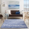 image:imageNourison Home Whimsicle Tribal Navy Ivory 3 x 5 Area Rug Easy Cleaning Non Shedding Bed Room Living Room Dining Room Kitchen 3x5NavyIvory