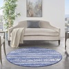 image:imageNourison Home Whimsicle Tribal Navy Ivory 3 x 5 Area Rug Easy Cleaning Non Shedding Bed Room Living Room Dining Room Kitchen 3x5NavyIvory