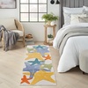 image:imageNourison Home Aloha Blue Multicolor 53 x 75 Area Rug  Easy Clean Non Shedding Bed Room Living Room Dining Room Kitchen 5 x 8Multi Color