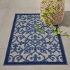image:imageNourison Home Aloha Multicolor 3 x 5 Area Rug  Easy Clean Non Shedding Bed Room Living Room Dining Room Kitchen 3 x 5GreyBlue