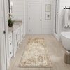 image:imageNourison Home Astra Machine Washable Beige 33 x 5 Area Rug  Easy Clean Non Shedding Bed Room Living Room Dining Room Kitchen 3 x 5Rust