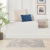 image:imageNourison Home Astra Machine Washable Beige 33 x 5 Area Rug  Easy Clean Non Shedding Bed Room Living Room Dining Room Kitchen 3 x 5Silver Grey