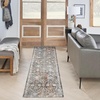 image:imageNourison Home Astra Machine Washable Gold Grey 53 x 7 Area Rug  Easy Clean Non Shedding Bed Room Living Room Dining Room Kitchen 5 x 7Ivory Multicolor