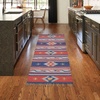 image:imageNourison Home Baja Blue Red 36 x 56 Area Rug  Easy Clean Non Shedding Bed Room Living Room Dining Room Kitchen 4 x 6Blred