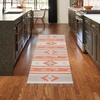 image:imageNourison Home Baja Blue Red 36 x 56 Area Rug  Easy Clean Non Shedding Bed Room Living Room Dining Room Kitchen 4 x 6IVGrey