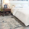 image:imageNourison Home Concerto Abstract Ivory Grey Blue 3 x 5 Oval Area Rug Easy Cleaning Non Shedding Bed Room Living Room Dining Room Kitchen 3x5Ivory Grey Blue