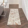 image:imageNourison Home Concerto Abstract Ivory Grey Blue 3 x 5 Oval Area Rug Easy Cleaning Non Shedding Bed Room Living Room Dining Room Kitchen 3x5Ivory Rust