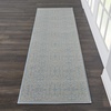 Ivory/Light Blue