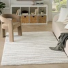 image:imageNourison Home Modern Shag Ivory Beige 53 x 7 Area Rug  Easy Clean Non Shedding Bed Room Living Room Dining Room Kitchen 5 x 7Ivory Grey