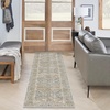 image:imageNourison Home Nyle Light Blue 26 x 46 Area Rug  Easy Clean Non Shedding Bed Room Living Room Dining Room Kitchen 3 x 5Light Blue