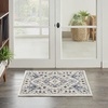 image:imageNourison Home Passion Ivory Grey 110 x 210 Area Rug  Easy Clean Non Shedding Bed Room Living Room Dining Room Kitchen 2 x 3Ivory Grey