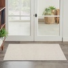 image:imageNourison Home Textured Home Ivory Mocha 53 x 7 Area Rug  Easy Clean Non Shedding Bed Room Living Room Dining Room Kitchen 5 x 7Ivory Beige