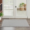 image:imageNourison Home Textured Home Ivory Mocha 53 x 7 Area Rug  Easy Clean Non Shedding Bed Room Living Room Dining Room Kitchen 5 x 7Ivory Grey