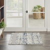 image:imageNourison Home Twilight Artistic IvoryNavy 2 x 3 Area Rug Easy Cleaning Non Shedding Bed Room Living Room Dining Room Kitchen 2x3IvoryNavy