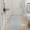 image:imageNourison Home Washable Charm Beige Ivory 3 x 5 Area Rug  Easy Clean Non Shedding Bed Room Living Room Dining Room Kitchen 3 x 5Blue Ivory
