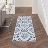 image:imageNourison Home Whimsicle Blue 3 x 5 Area Rug  Easy Clean Non Shedding Bed Room Living Room Dining Room Kitchen 3 x 5IvoryNavy