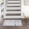 image:imageNourison Home Whimsicle Ivory Navy 3 x 5 Area Rug  Easy Clean Non Shedding Bed Room Living Room Dining Room Kitchen 3 x 5GreyBlue
