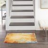 image:imageNourison Prismatic Abstract GoldMulticolor 2 x 3 arearug easyclean Non Shedding Bed Room Living Room Dining Room Kitchen 2x3