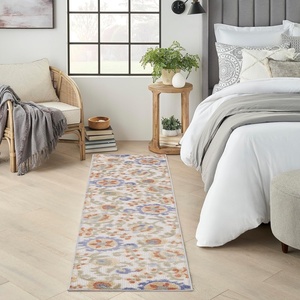 image:imageNourison Home Aloha Multicolor 3 x 5 Area Rug  Easy Clean Non Shedding Bed Room Living Room Dining Room Kitchen 3 x 5Ivory Blue