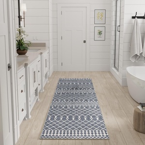 image:imageNourison Home Astra Machine Washable Blue 33 x 5 Area Rug  Easy Clean Non Shedding Bed Room Living Room Dining Room Kitchen 3 x 5Denim